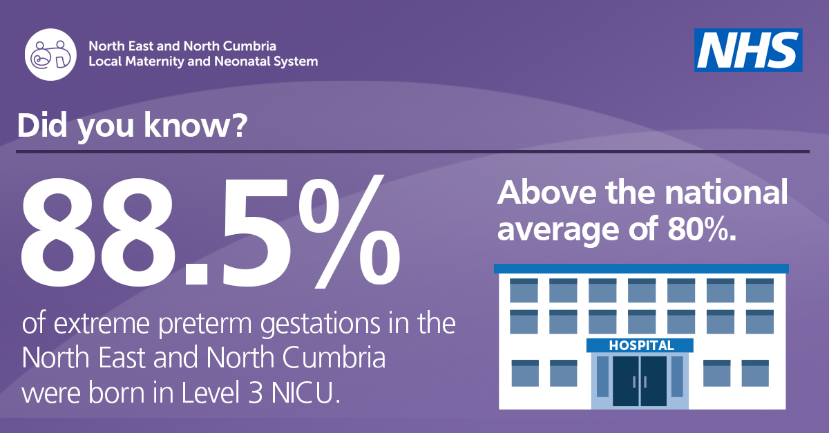LMNS_NENC's tweet image. Thanks to dedicated maternity and neonatal staff, more premature babies are getting the right care at the right time.
Explore key highlights from the Preterm Birth Prevention Report, progress so far and next steps to keep improving care. ⬇️
northernlms.org/improving-pret…