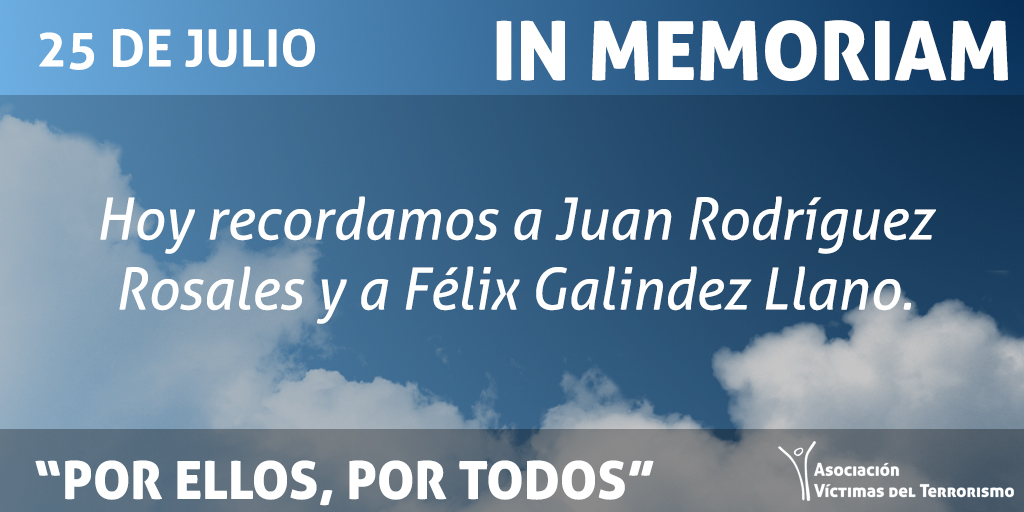 _AVT_'s tweet image. Hoy recordamos a todas y cada una de las víctimas del terrorismo. "Por ellos, por todos".