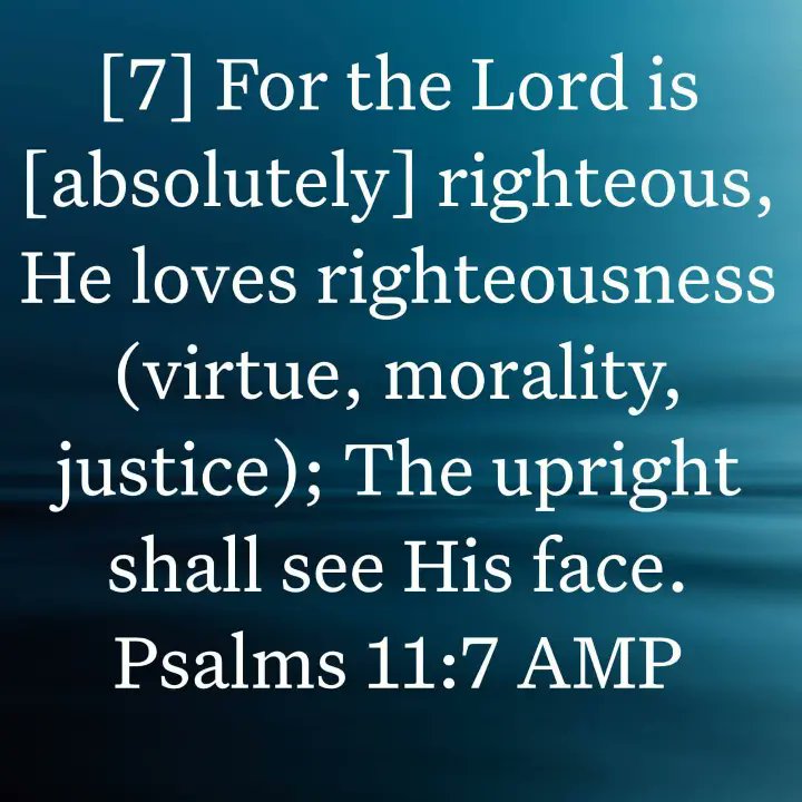gabama99's tweet image. Dear friend, *only* the upright in thoughts, words and deeds will see God's face when he exits this world, for God absolutely loves righteousness as a righteous God He is.

#righteousness #holyliving #holinessstandard #obeyGodswordalways