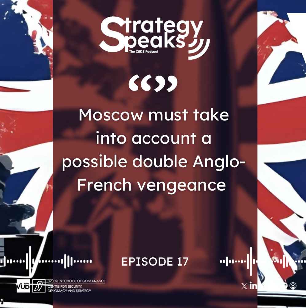 CSDS_Brussels's tweet image. 🎙️ "Moscow must take into account a possible double Anglo-French vengeance".
Listen to @ATJMattelaer and @Elie_Perot discuss the 🇫🇷🇬🇧 Northwood Declaration on nuclear cooperation for #StrategySpeaks.
Listen now🔸 podcasts.apple.com/be/podcast/str… #UK #France #Nuclear
