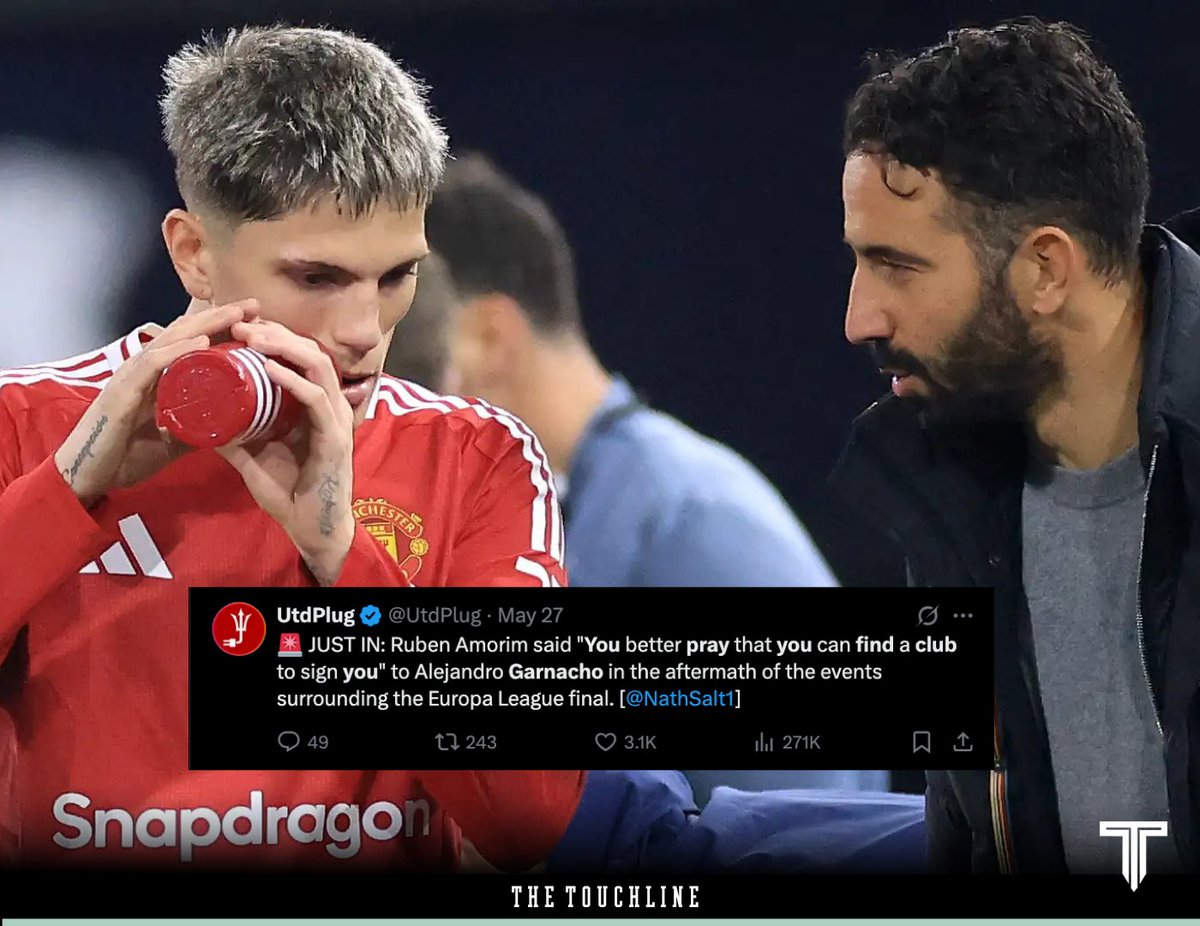 TouchlineX's tweet image. βοΈ2 months later and still no club is making efforts to sign Garnacho, was Amorim right?