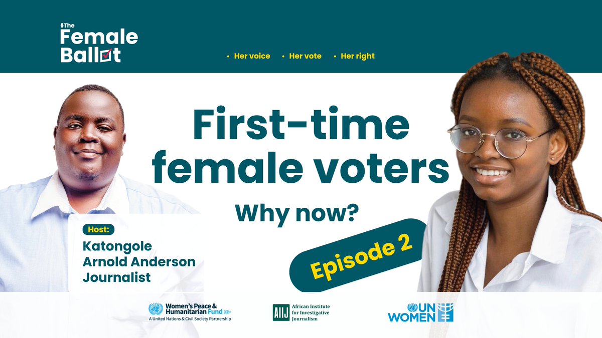 KatsLoAnderson1's tweet image. Colleagues, our episode 2 of the Female Ballot is out! Here, we're talking to those making a step and voting in the ballot box for the first time.
Visit our YouTube channel AIIJ youtu.be/x4tQumIp6hY