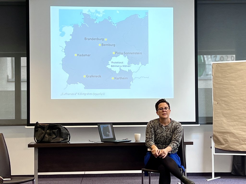 AmandaAchtman's tweet image. Listening to a talk @CdnSocYadVashem program for Holocaust educators. @anne_lepper is explaining the historical connection between euthanasia and the death camps. As Simon Wiesenthal put it, "The terrible truth is that the euthanasia centers were regular schools of murder."