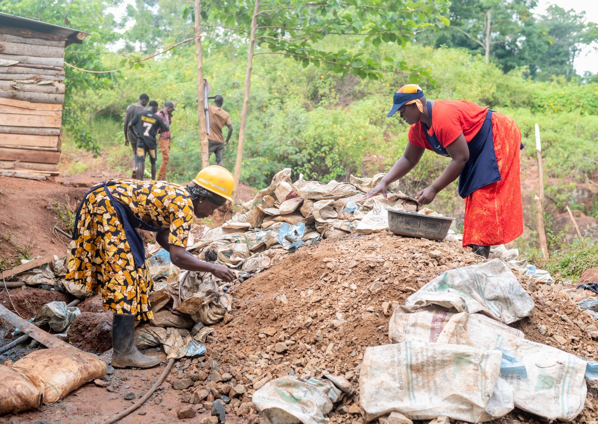 planetGOLD Uganda (@planetgold_ug) on Twitter photo At Tiira, small-scale gold miners work in tough conditions; crushing, & panning ore, often using mercury to recover gold. But change is happening.
Thanks to training & knowledge on alternatives, more miners are abandoning mercury for safer, cleaner methods of gold recovery. 2/3 At Tiira, small-scale gold miners work in tough conditions; crushing, & panning ore, often using mercury to recover gold. But change is happening.
Thanks to training & knowledge on alternatives, more miners are abandoning mercury for safer, cleaner methods of gold recovery. 2/3