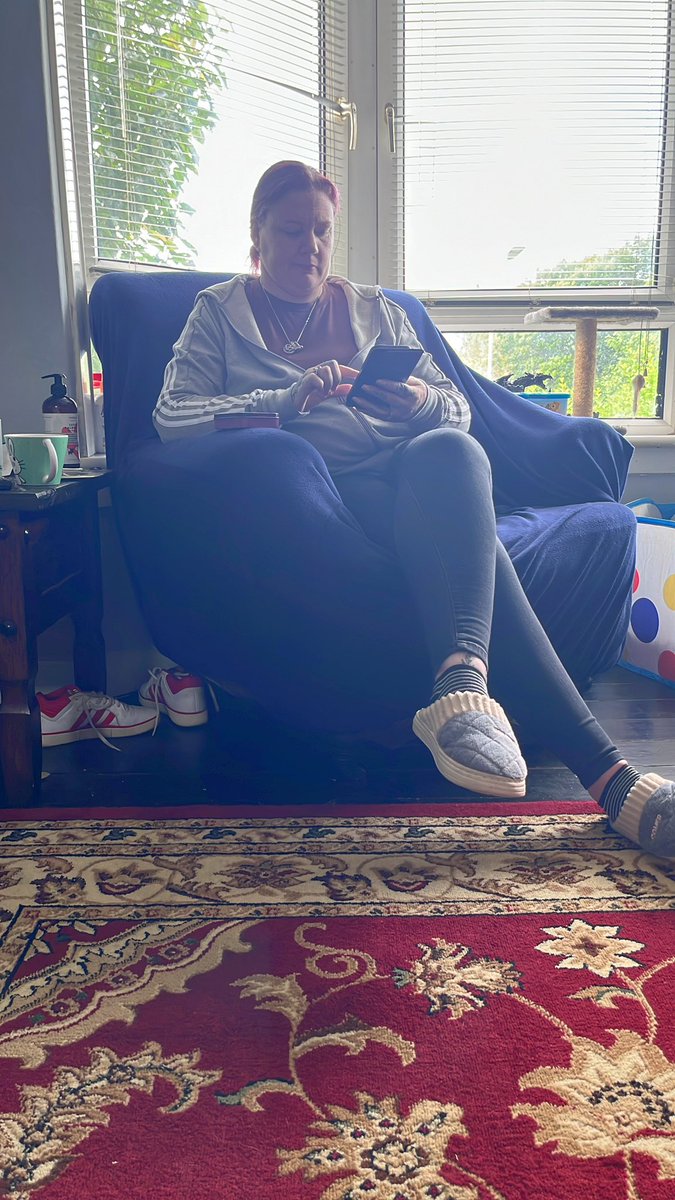 I’m in Scotland. Here’s a rare picture of my mother.