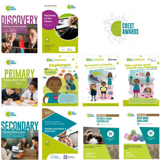 CRESTNorthWest's tweet image. Is your Multi-Academy Trust running Primary or Secondary @CRESTAwards?
CREST projects are perfect to run across your family of schools or academies: bit.ly/42VbuvH
Amazing activities for ages 3-19!
@LaurusTrust @LLMat2022 @RowanTrust @TheDeanTrust
@BritSciAssoc