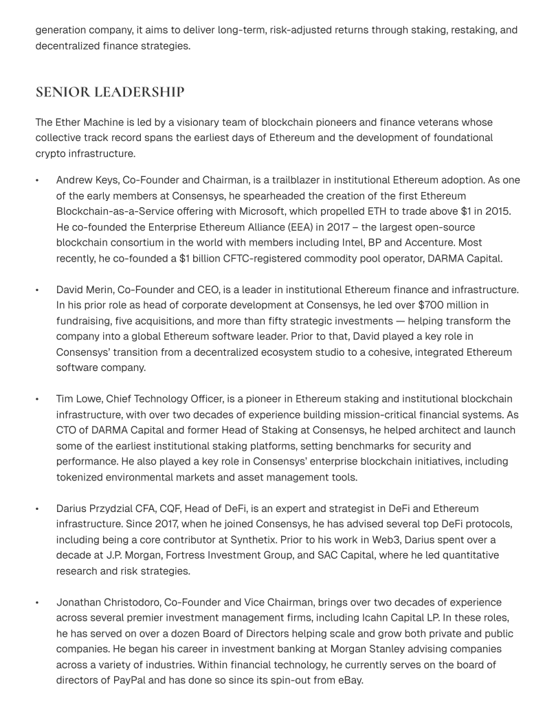 CryptoCoinShow's tweet image. ⚡️BIG: @TheEtherMachine goes public with $1.5 billion in committed capital to lead Ethereum-based public investment.
It will hold over 400,000 $ETH, offering top institutional access to Ethereum yield, and will trade on NASDAQ under “ETHM” after merging with The Ether Reserve,…