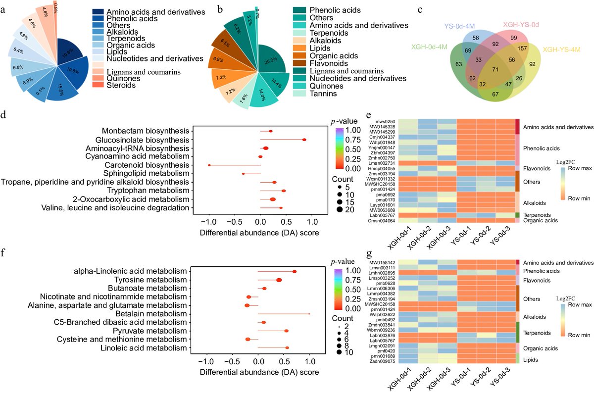 MaximumAcademic's tweet image. #VegetableRes
Metabolic differences in sweet potato varieties explored. 'Xiguahong' shows higher aroma compounds and antioxidant capacity. Study highlights post-harvest quality changes. 🍠
@HortiPlant @NewPhyt @sci_plant #PostHarvest
Details: maxapress.com/article/doi/10…