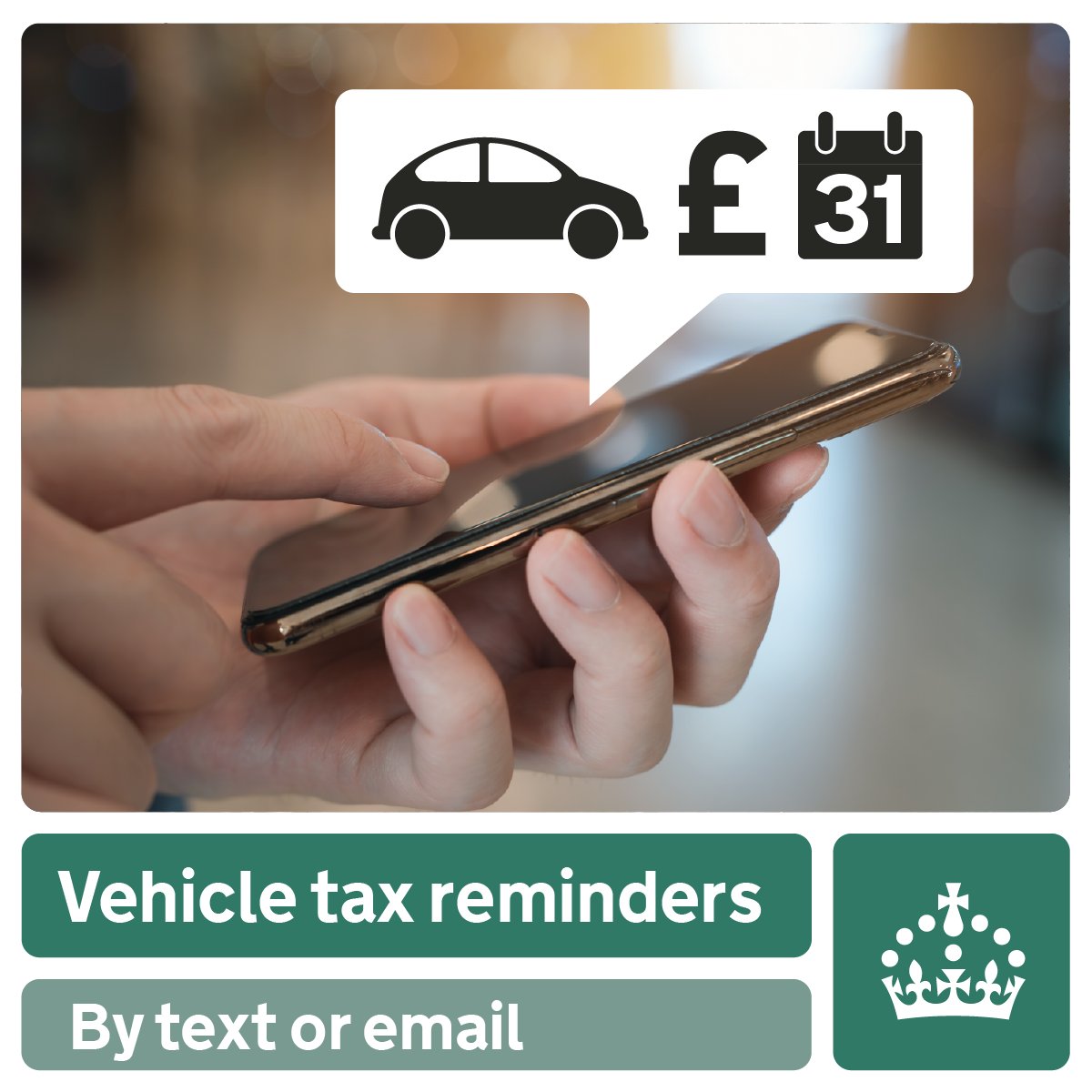 Get vehicle tax reminders by email or text by setting up your Driver and vehicles account on GOV.UK. 

It’s free and easy to do: gov.uk/dvla/account

#DVLADigital