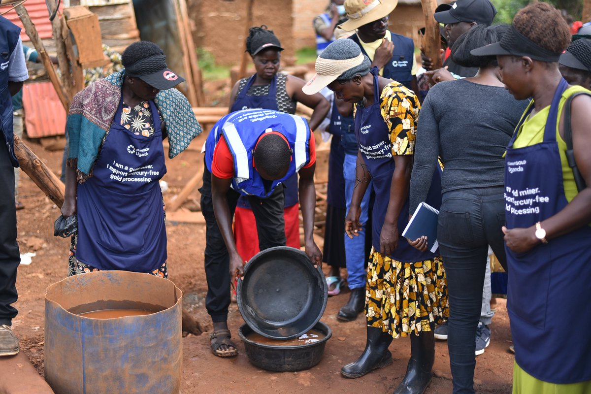 planetGOLD Uganda (@planetgold_ug) on Twitter photo Through cooperatives, miners in Tiira are building a future where gold doesn't come at the cost of health or the environment.
<a href="/planetGOLD_UG/">planetGOLD Uganda</a> is supported by the <a href="/theGEF/">Global Environment Facility (GEF)</a> led by the <a href="/UNEP/">UN Environment Programme</a> executed by <a href="/IMPACTtransform/">IMPACT</a> in partnership with <a href="/nemaug/">National Environment Management Authority (NEMA)</a> & <a href="/MEMD_Uganda/">Ministry of Energy & Mineral Development</a> under <a href="/4_dgsm/">Mineral Development Program</a> 3/3 Through cooperatives, miners in Tiira are building a future where gold doesn't come at the cost of health or the environment.
<a href="/planetGOLD_UG/">planetGOLD Uganda</a> is supported by the <a href="/theGEF/">Global Environment Facility (GEF)</a> led by the <a href="/UNEP/">UN Environment Programme</a> executed by <a href="/IMPACTtransform/">IMPACT</a> in partnership with <a href="/nemaug/">National Environment Management Authority (NEMA)</a> & <a href="/MEMD_Uganda/">Ministry of Energy & Mineral Development</a> under <a href="/4_dgsm/">Mineral Development Program</a> 3/3