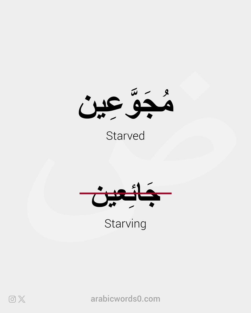 arabicwords_0's tweet image. المجاعة في غزة بفعل فاعل، لكي يكون هناك مجوَّعون، لا بد أن يكون هناك مجرِمون محاصِرون ومتواطِئون.