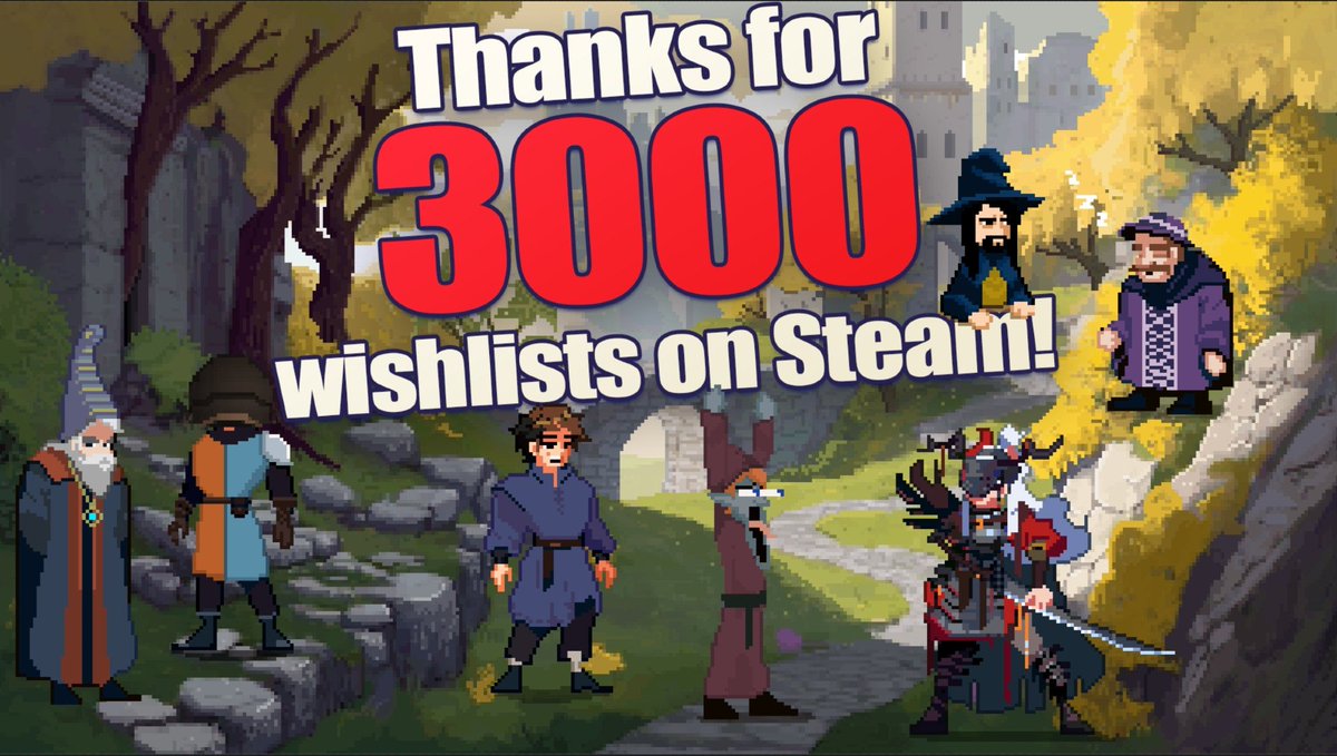 sandpenguin's tweet image. Broken Relic just reached 3000 wishlists! Making a game solo is a loooong marathon and I'm so grateful for your support! Thank you from the bottom of my heart!
#indiegames #pointandclick #pixelart #adventuregame #steamdemo