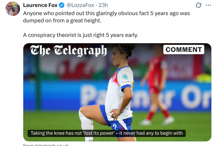 floboflo's tweet image. You know you've made it when someone creates a parody account of you. Laurence Fox indeed!
This guy needs to up his game comedy wise but I'm still
quite flattered.