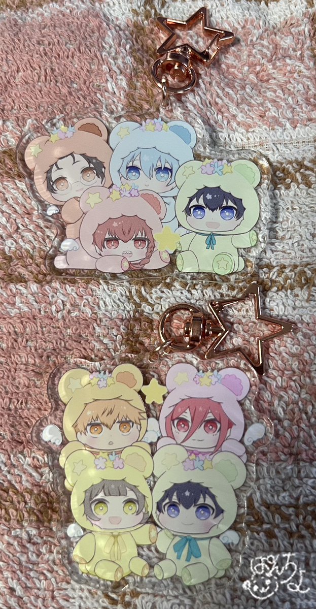 pankomach12's tweet image. 大きさいろいろなアクキーできた🧸