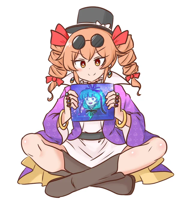 Skebご依頼で描きました 女苑ちゃん