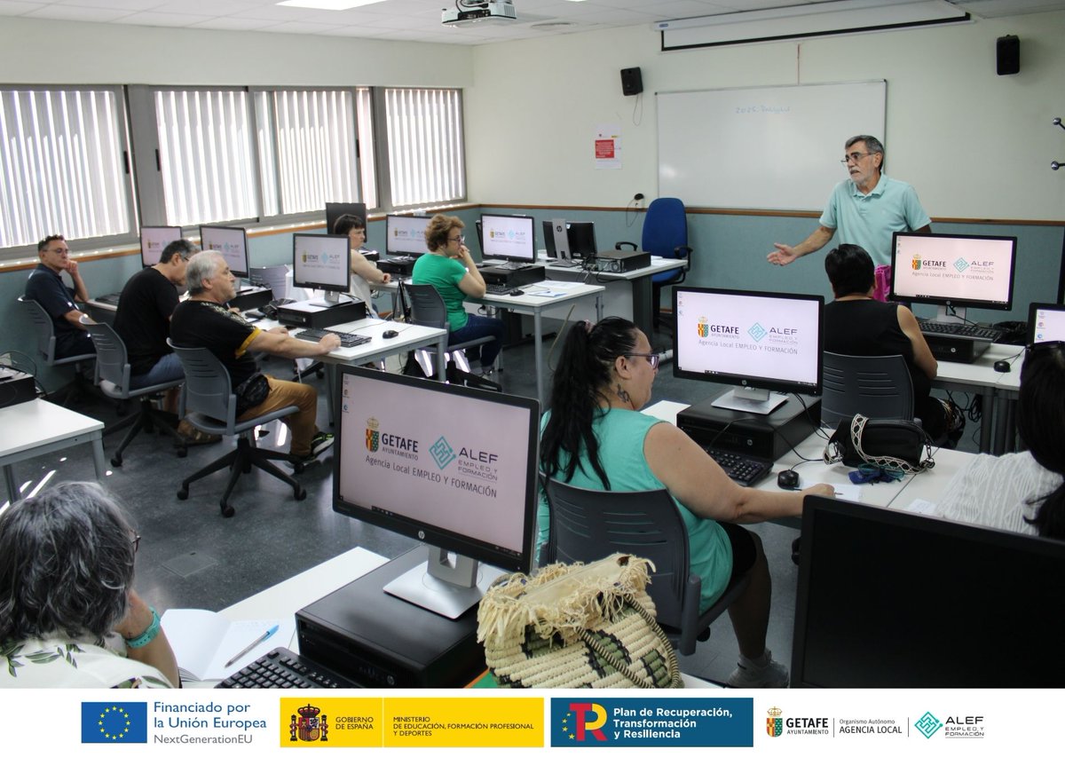 alefgetafe's tweet image. 🖥️​📱​🌐​​ ¡Nuevo programa de Capacitación Digital!

Una oportunidad para acercar la formación tecnológica a toda la ciudadanía.

ALEF pone en marcha un nuevo programa desarrollado en colaboración con la Red Estatal de Centros de Capacitación Digital, del Ministerio de Educación,…
