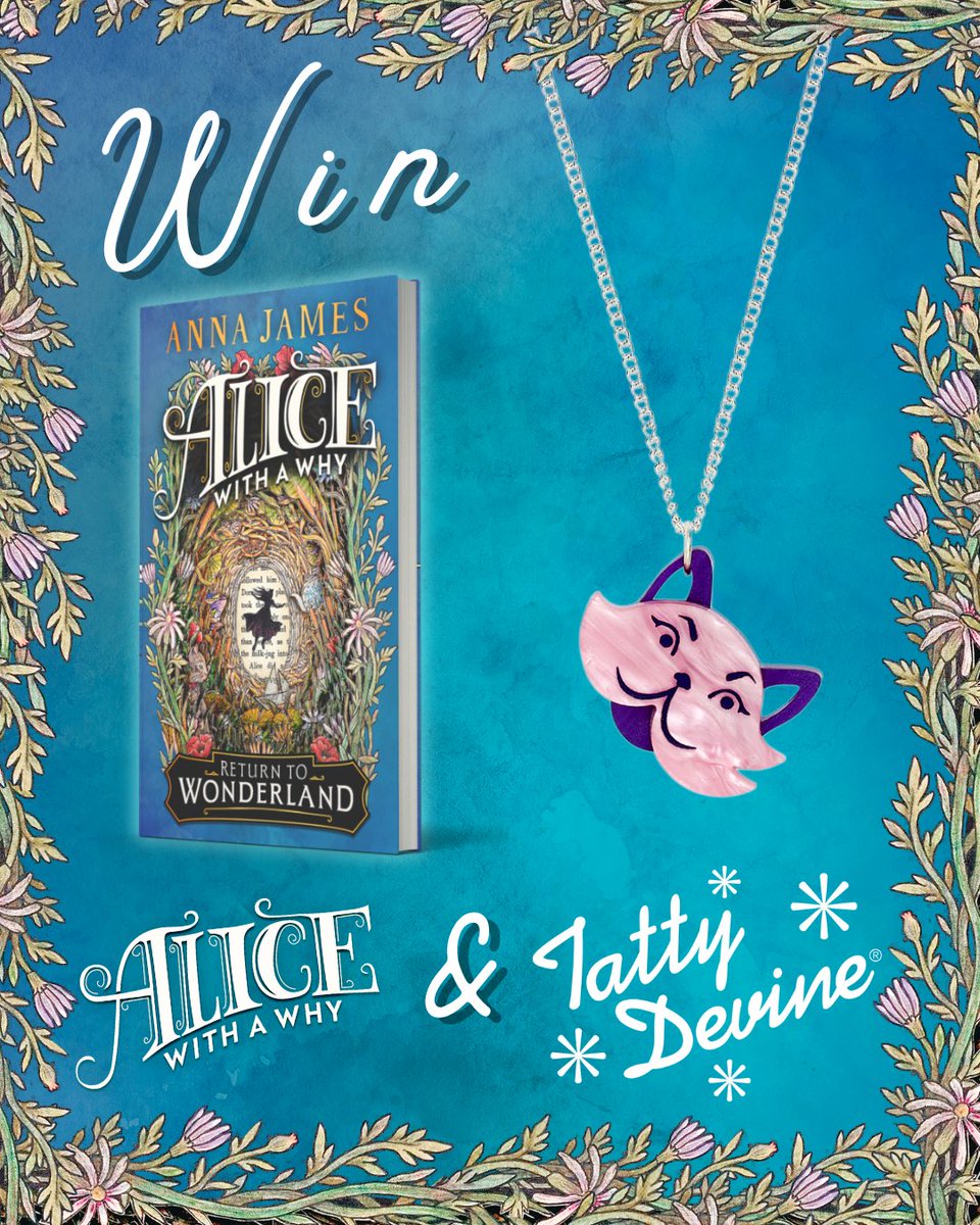 HarperCollinsCh's tweet image. @harpercollinch and @tattydevine have joined up for a fabulous Wonderland giveaway!😍
Win a copy of Alice with a Why, the brand-new Wonderland adventure from Anna James and a STUNNING Tatty Devine Cheshire Cat pendant!✨
Closes midnight 5th Aug! bit.ly/46eGrNk
