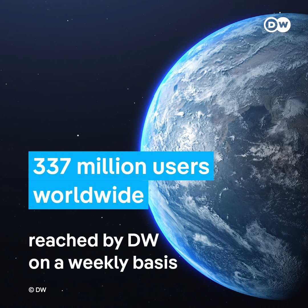 DW reaches 337 million weekly users worldwide in 2025 — an increase of 17 million compared to the previous year. This growth reflects the impact of audience-oriented content and a strategic expansion on digital platforms.