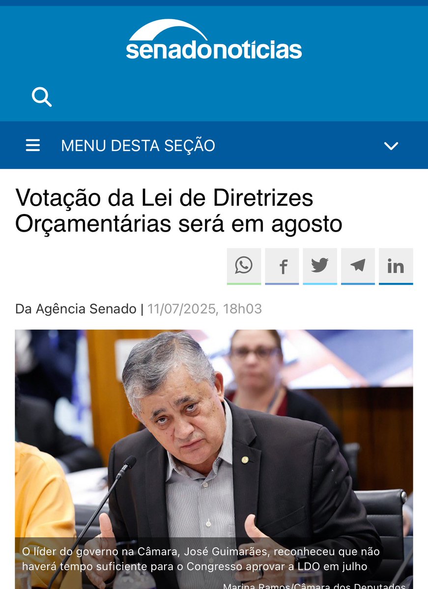 ludmilagrilo11's tweet image. A decisão de Hugo Motta de fechar a Câmara é INCONSTITUCIONAL. Simples: o art. 57 da Constituição diz que não haverá recesso se a Lei de Diretrizes Orçamentárias não for votada até julho.
Não foi.
Portanto, a Constituição se sobrepõe a um ato normativo da presidência da Câmara…