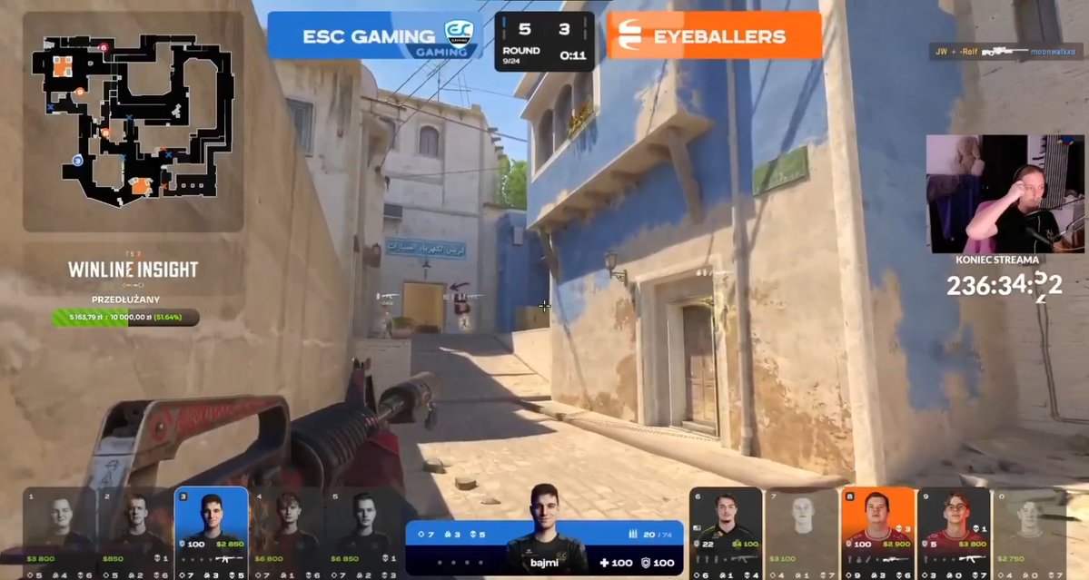 ESCGaming's tweet image. There&apos;s no way bajmi is winning this chat, no?