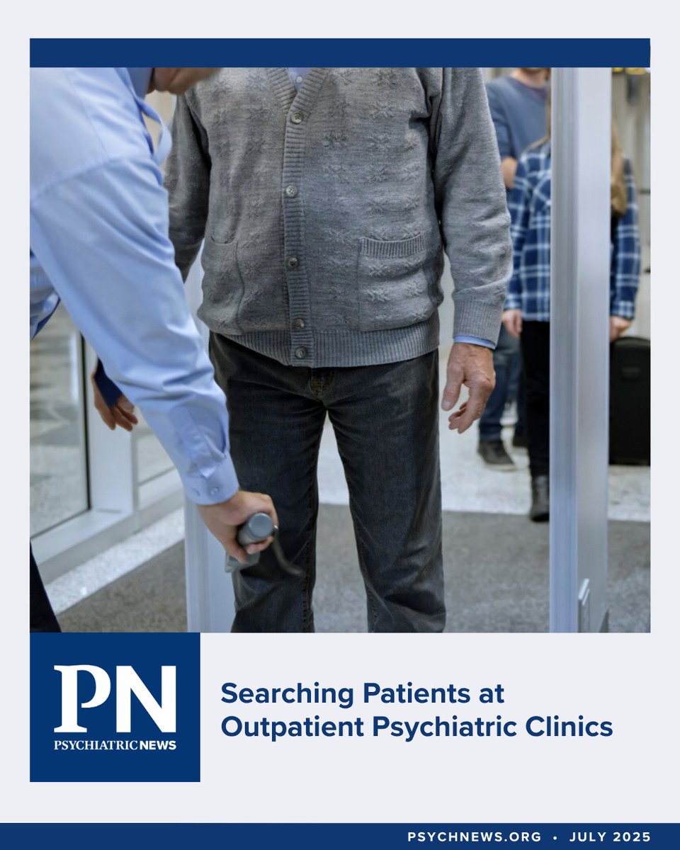 PsychiatricNews's tweet image. A patient with paranoid delusions was transferred by ambulance from an outpatient psychiatric clinic to the ED of an acute care hospital on a physician’s emergency certificate. At the ED, the patient was found to have a gun on his person. ow.ly/vpfG50WsEiX