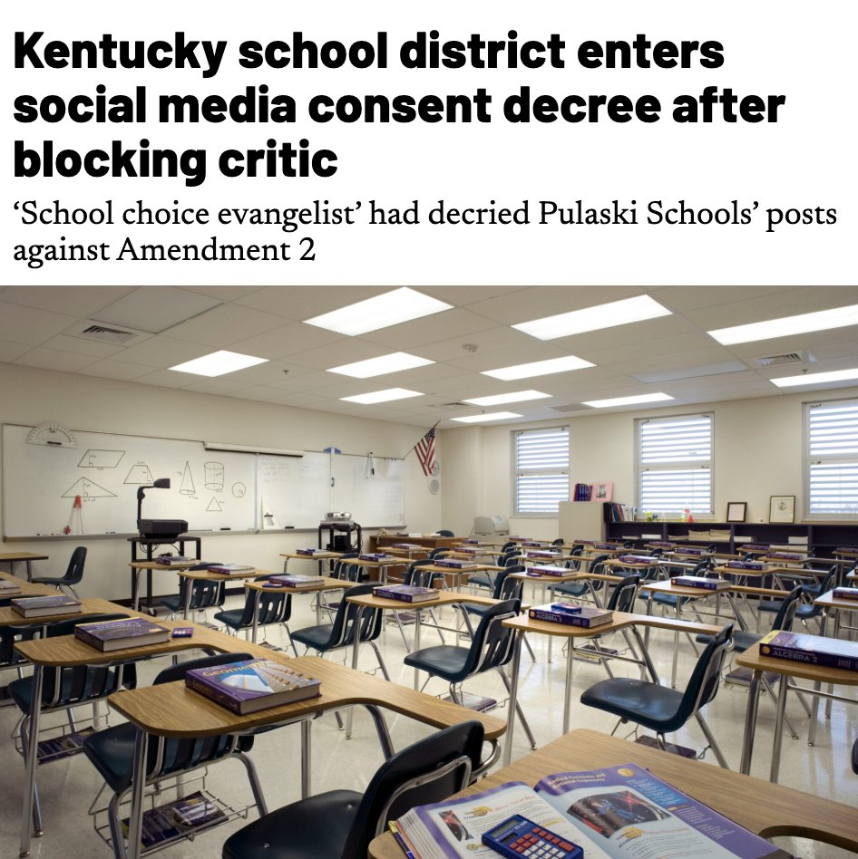 LJCenter's tweet image. Government can’t silence dissent—especially on social media. Online speech represents the modern day town square.
“They are wielding the power of government and they have a responsibility under the First Amendment.”
More from @DeanMMcGee and @DeAngelisCorey on our free speech…