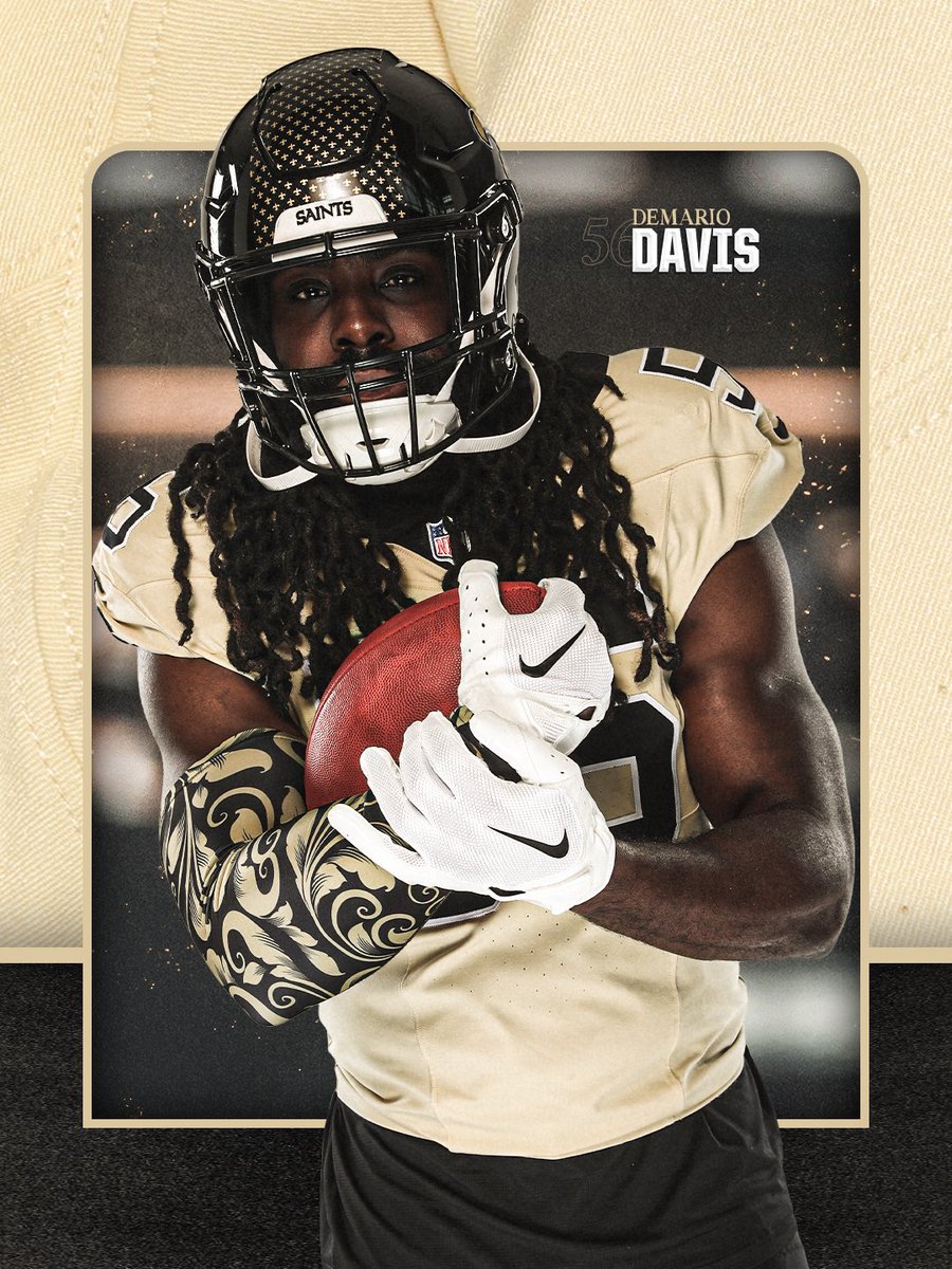 NFLFrance's tweet image. ⚜️ Les @Saints dévoilent leur nouvel uniforme alternatif “Gameday Golds” ! #Saints
Un nouveau maillot doré, qui sera utilisé avec leur casque alternatif noir.
Top ou flop ?