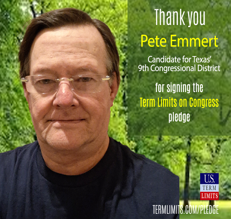 USTermLimits's tweet image. Thank you @pistolpete92422 for signing the #termlimits on Congress pledge. termlimits.com/wp-content/upl…