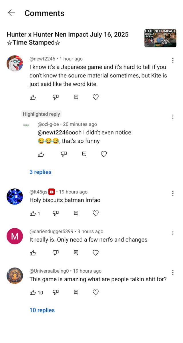 #hunterxhunter Top 4 VoD has, I think, more engagement on it than some of my Frosty Faustings videos, and it's been less than 24 hours. Really unexpected.