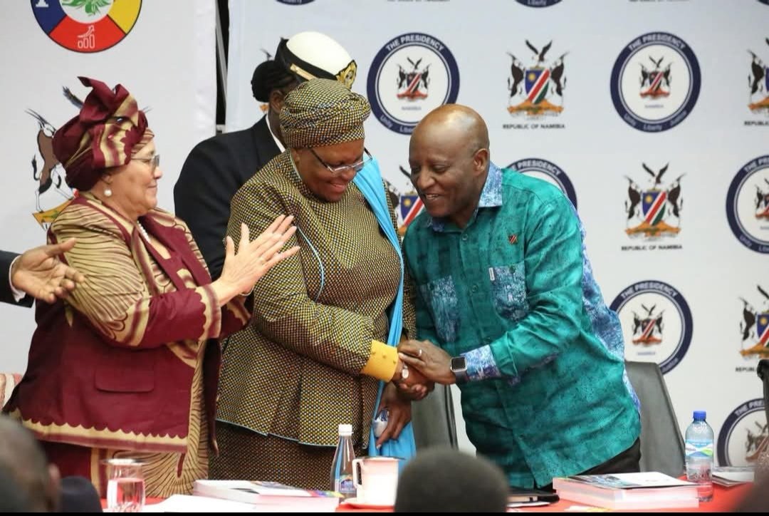 AsserNtinda's tweet image. Shaping an inclusive development and shared prosperity is our sacred shared passion. The past three months have witnessed our resolve and resilience. We are on course to make Namibia better than it is today. About that, we are convinced. @SWAPOPRESIDENT @ngurare @LuciaWitbooi