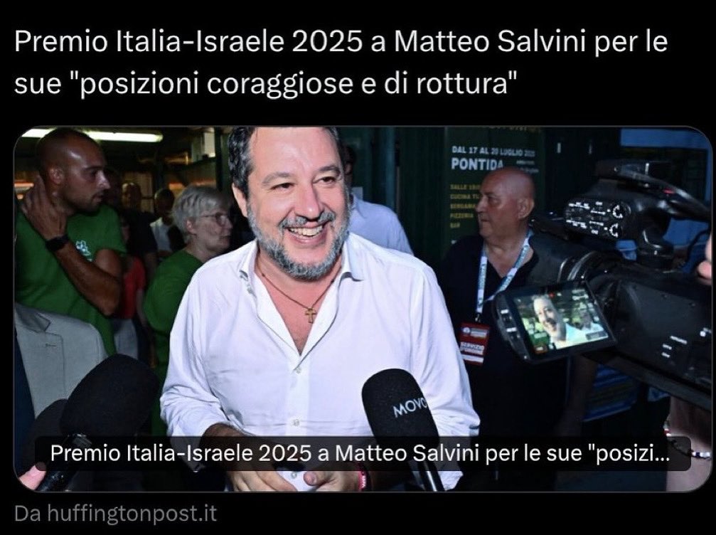 stanzaselvaggia's tweet image. Beh dai, Salvini e Israele.
Amanti di muri, confini, checkpoint, porti chiusi e propaganda, non potevano non piacersi.