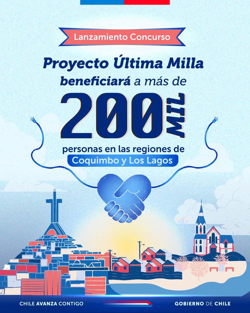 subtel_chile's tweet image. ¡Avanza Última Milla en las regiones de Coquimbo y Los Lagos! 📡 Más de 200 mil habitantes de comunas aisladas podrán acceder a conexión de fibra óptica directa al hogar.

➡️Con pasos concretos nos acercamos a la #BrechaDigitalCero