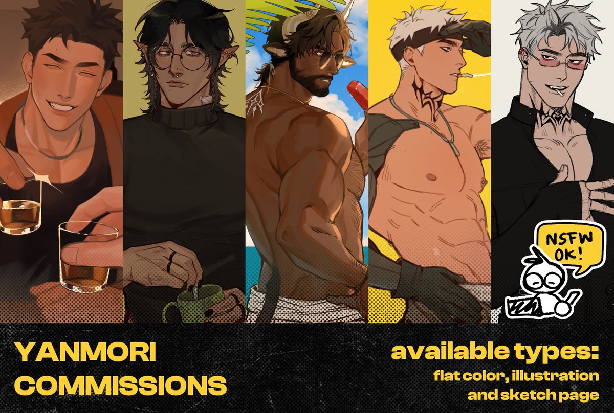 summer cmms are open!! ☀️
everything on my site is open for request! i'll be closing the form at the end of the month or depending on how slots fill up

For commercial work please send me an email

info and form down below!