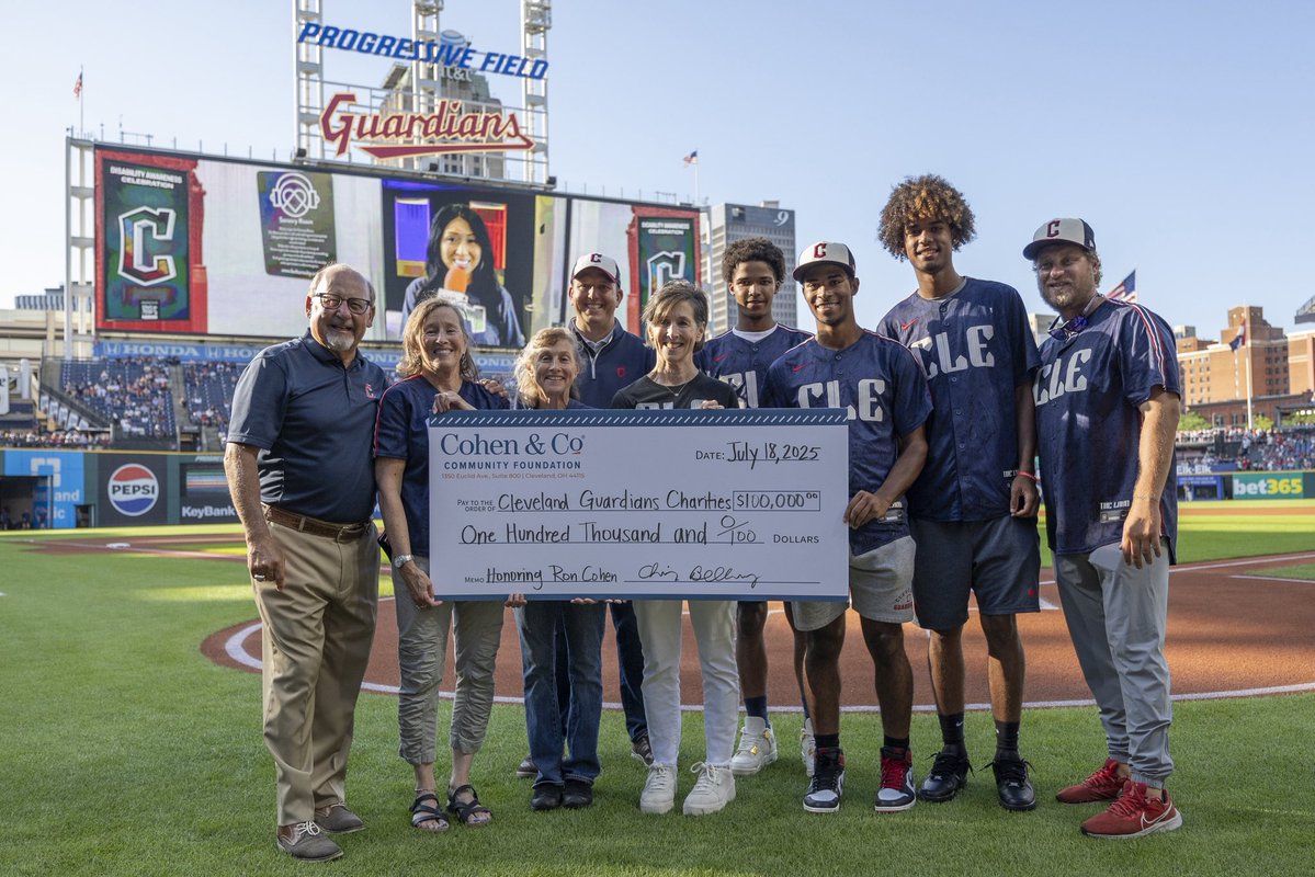 CLEInspires's tweet image. Ron Cohen was one of the longest-tenured season ticket holders in team history. He was a passionate fan of Cleveland Basball, attending almost every Opening Day since 1957. After Ron’s passing in August of 2024, @CohenCoNews CEO Chris Bellamy asked Ron’s daughters to help carry…