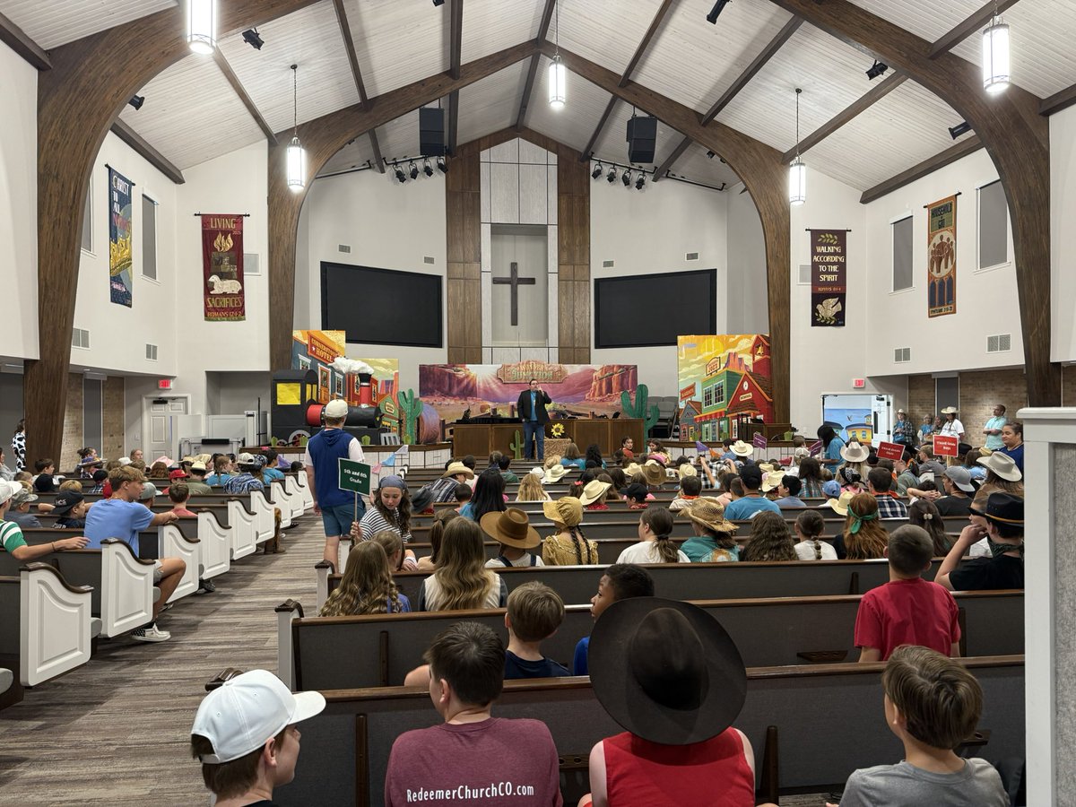 TomBuck's tweet image. We are having a great week of VBS. The kids are excited… and so are the workers.
I’m thankful for our church’s commitment to teach kids about Jesus.