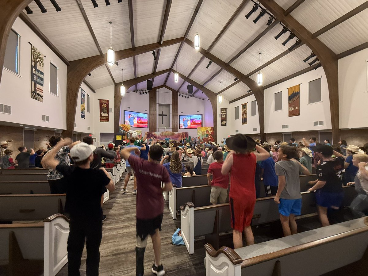 TomBuck's tweet image. We are having a great week of VBS. The kids are excited… and so are the workers.
I’m thankful for our church’s commitment to teach kids about Jesus.