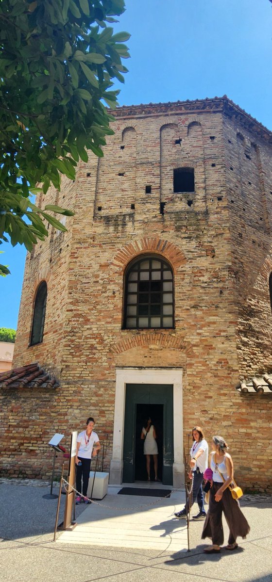 CruiseGuy's tweet image. One of eight @UNESCO sites in Ravenna, Italy. It was a bit difficult to reach town from @OceaniaCruises brand new #OceaniaAllura docked a short distance away. Process going between ship and town is a bit arduous.