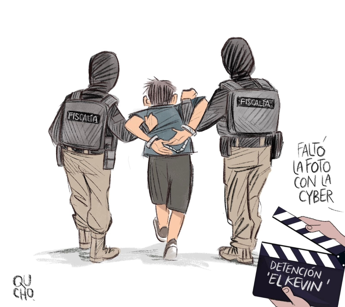 qucho's tweet image. 📌 #Cartón Faltó la foto con la cyber @FiscaliaJal 

Todos los cartones en Qucho.com.mx 👇
qucho.com.mx/cartones/falto…