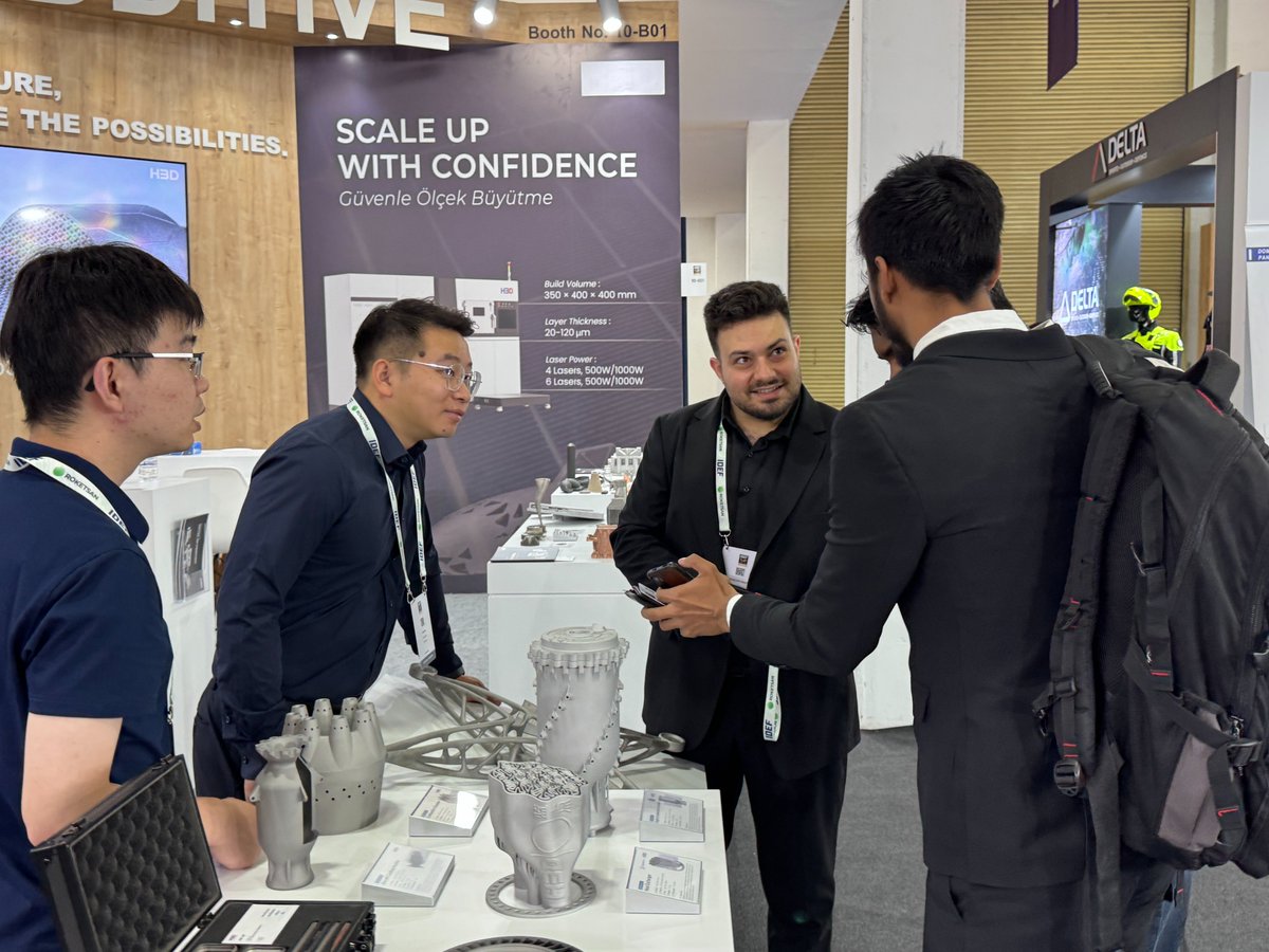 HBDAdditive2015's tweet image. 🌟 Day 1 at #IDEF2025 is here — Istanbul!

We’re excited to kick off IDEF 2025 today! hashtag#HBD is showcasing our innovative metal 3D printing solutions, including advanced #coppercomponents for various industries.

🔗Register now: en.hb3dp.com/news/254.html