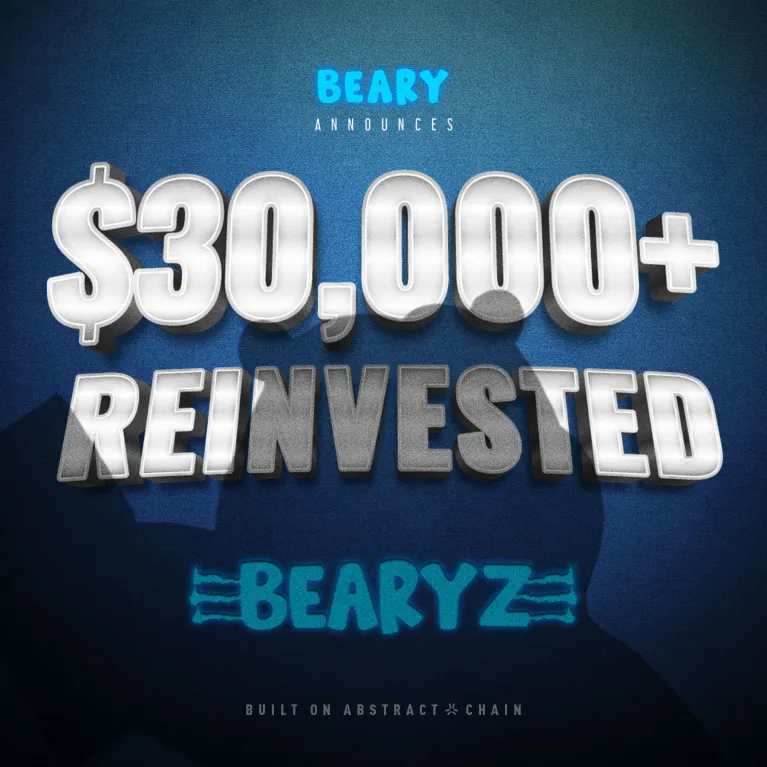 Bearycoin's tweet image. It’s real. Over $30,000 from Bearyz revenue will be reinvested into the $BEARY token 🐻
With @bearichgames, 75% of all revenue will be systematically used to buy back $BEARY.
🎮 Every game played = $BEARY gets scarcer
🔥 Every burn = supply drops
⏳ Every day = pressure builds…
