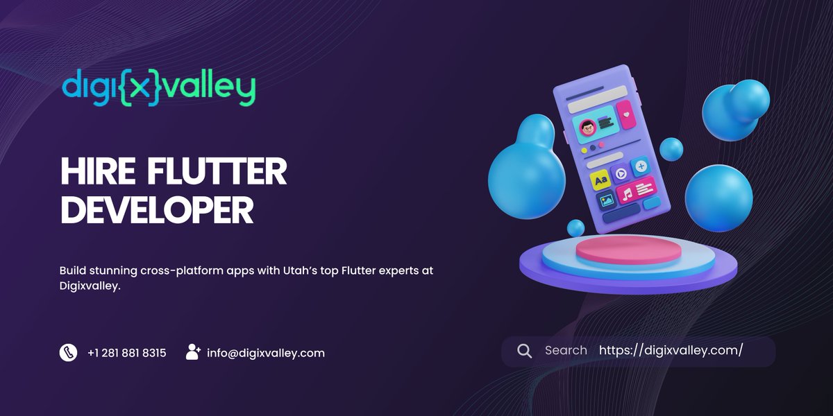 JackRhys001's tweet image. digixvalley.com/hire-developer…
Hire Flutter Developer – Cross-Platform Experts for Mobile Success

#FlutterDeveloper #CrossPlatformApps #HireDeveloper #MobileAppExperts