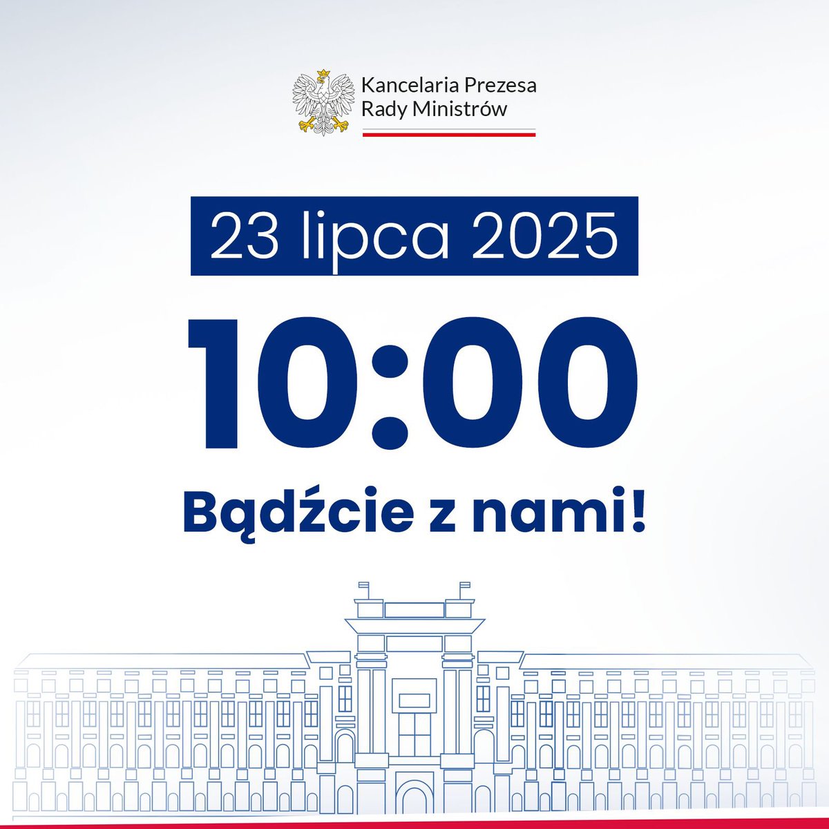 PremierRP's tweet image. Transmisja na żywo w naszych mediach społecznościowych! ⤵️