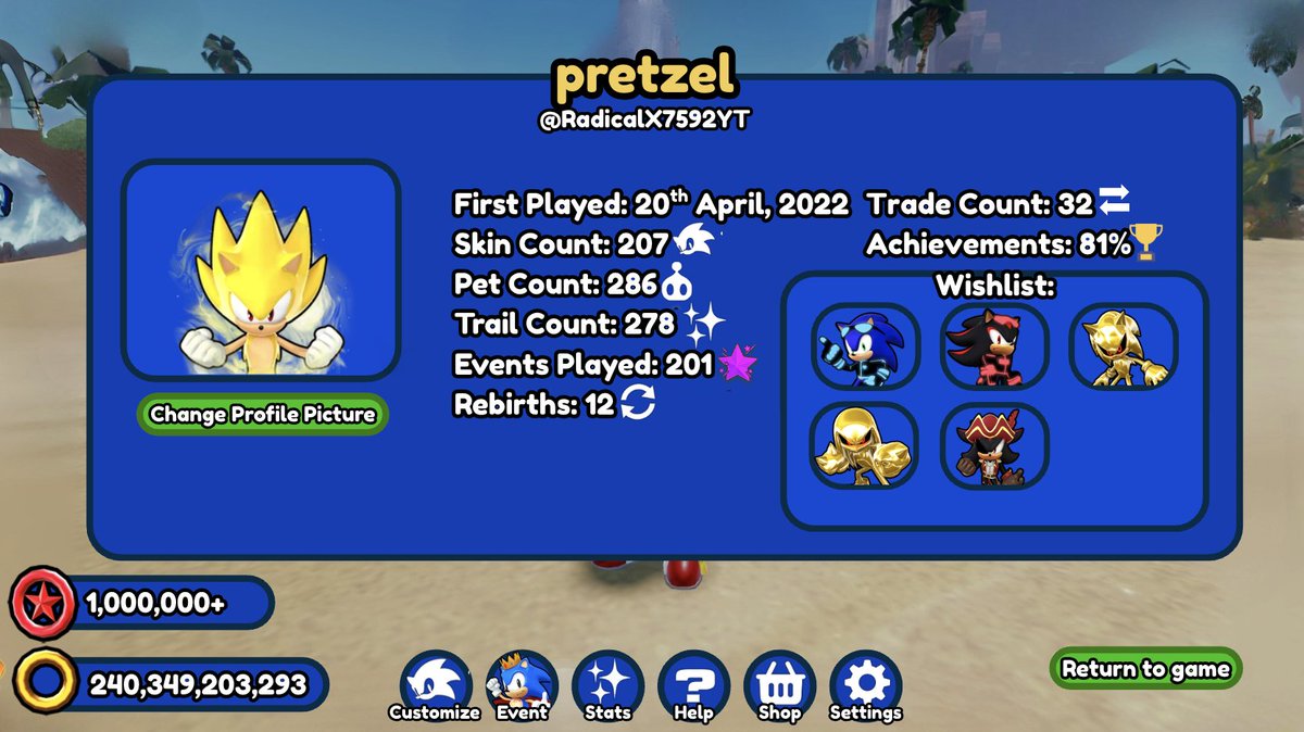 SSSConceptGuy's tweet image. Profiles Update!

#SonicSpeedSimulator