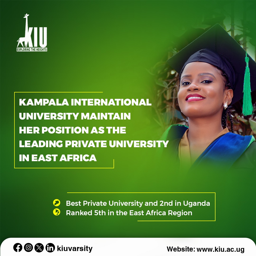 Kampala International University (KIU) has once again solidified its prestigious standing, retaining its position as the number one private university in Uganda and across the East African region according to the latest Webometrics World Ranking of Universities released in July