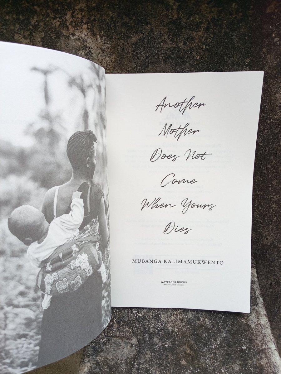 My copy of this stunning hybrid collection of essays and poems is here! 😍 Signed by the author herself!!

Another Mother Does Not Come When Yours Dies, by Mubanga Kalimamukwento

Thank you, Mubanga!