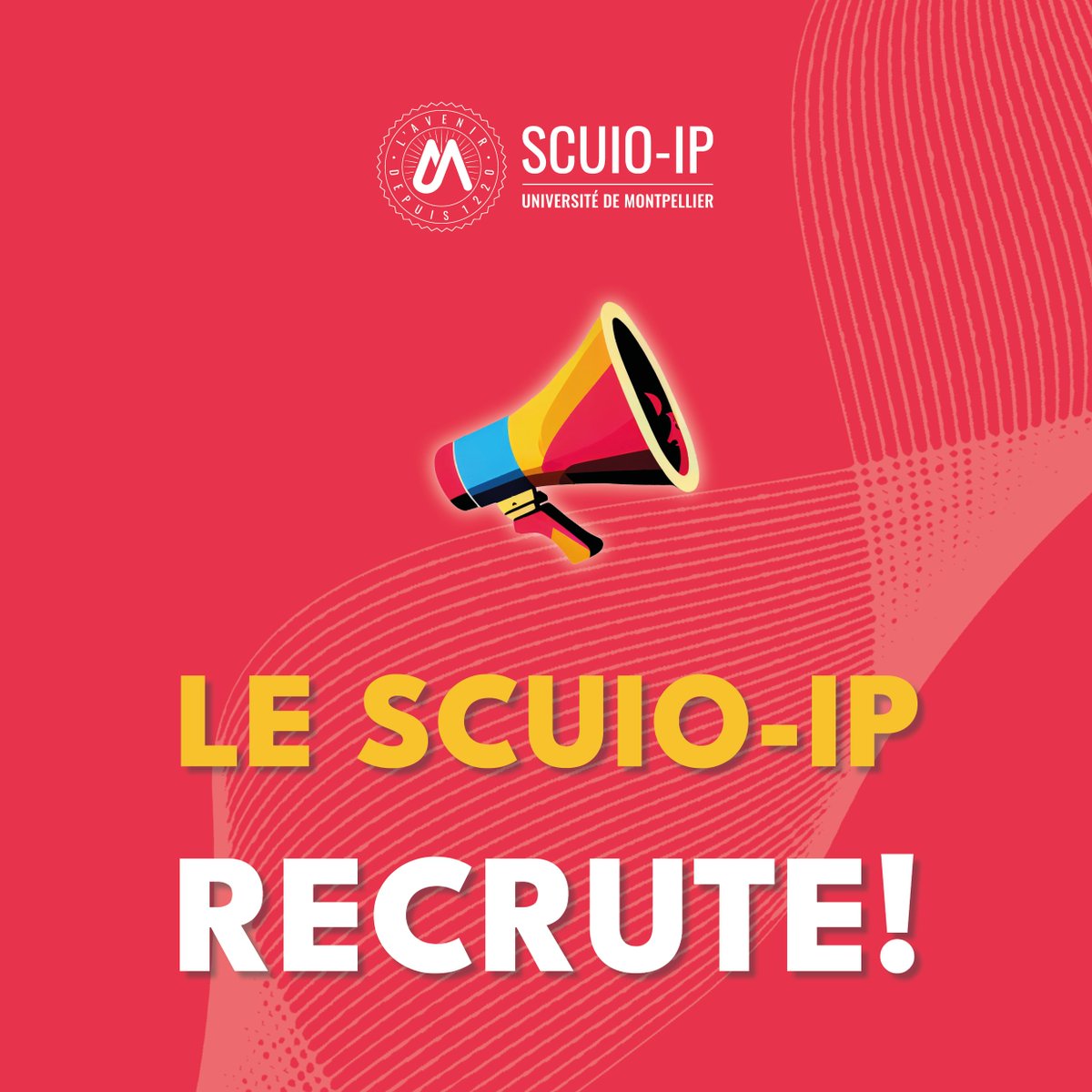SCUIO-IP Université de Montpellier (@scuioip_um) on Twitter photo 📢Le SCUIO-IP de <a href="/umontpellier/">Université de Montpellier</a> #recrute 30 étudiantes et étudiants ambassadeurs Compas (chargés de promouvoir l'offre de formation dans les lycées) - et 1 contrat étudiant (assistant.e au chargé de mission liaison secondaire supérieur).
🖊️Candidatures (liens en com) 📢Le SCUIO-IP de <a href="/umontpellier/">Université de Montpellier</a> #recrute 30 étudiantes et étudiants ambassadeurs Compas (chargés de promouvoir l'offre de formation dans les lycées) - et 1 contrat étudiant (assistant.e au chargé de mission liaison secondaire supérieur).
🖊️Candidatures (liens en com)