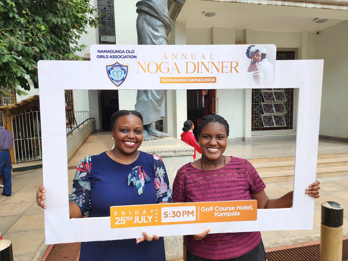 NOGA Official (@namagungaogs) on Twitter photo The chairlady of NOGA, Baine Bridget together with the president-Mbarara University, Nawatti Claire invite you for the annual NOGA dinner this friday, 25th July at 5:30pm
<a href="/bb4baine/">Bridget Baine</a> <a href="/Ngo_NgaMUST/">Ngo_Nga Solidarity</a> <a href="/ngonians/">NACOBA</a> <a href="/GolfCourseHotel/">GOLF COURSE HOTEL-KAMPALA</a>
#83yearsofnamagunga
#NOGAdinner2025 The chairlady of NOGA, Baine Bridget together with the president-Mbarara University, Nawatti Claire invite you for the annual NOGA dinner this friday, 25th July at 5:30pm
<a href="/bb4baine/">Bridget Baine</a> <a href="/Ngo_NgaMUST/">Ngo_Nga Solidarity</a> <a href="/ngonians/">NACOBA</a> <a href="/GolfCourseHotel/">GOLF COURSE HOTEL-KAMPALA</a>
#83yearsofnamagunga
#NOGAdinner2025
