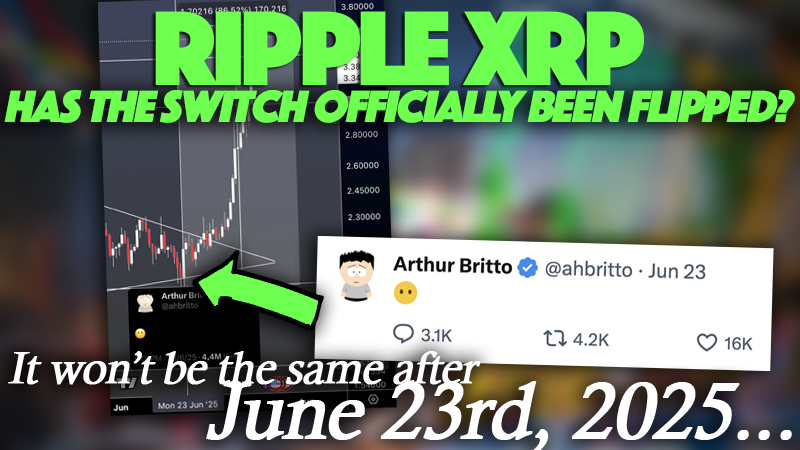 WorkingMoneyCH's tweet image. 😶 Was it a sign all along @ahbritto? 🚀
#Ripple #XRP #XRPcommunity
▶️ youtu.be/RJykXL0y6ak