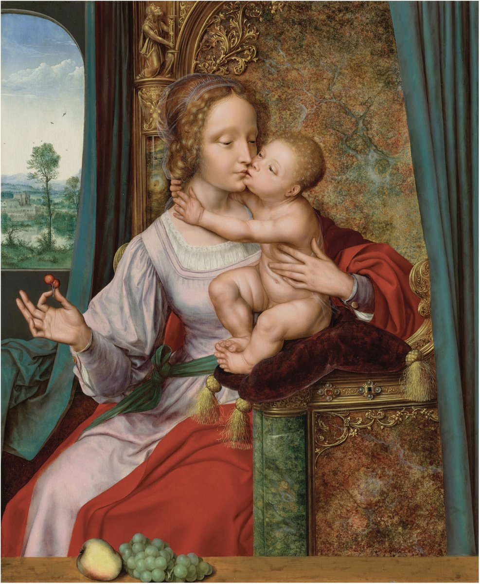 FormanArt1's tweet image. “The Madonna of the Cherries”, c. 1529. Quentin Massys (1466-1530).
More about Massys:
formandart.com/biografias/mas…