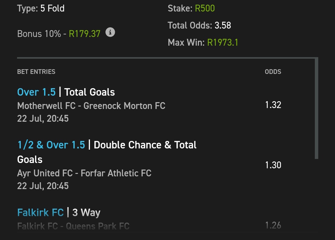 tembisaonlyn's tweet image. 3 odds served @Easybet_SA
✅Copy my bet:easybet.co.za/sports?bookedB…
✅Code:319825
Register using my Promo code TUMI50
👉ebpartners.click/o/4yinkR?lpage…
18+ T&C's apply
